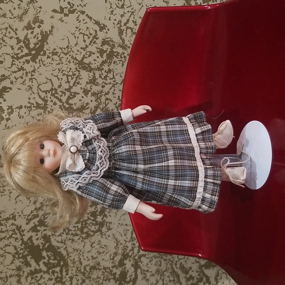 Vintage ANCO COLLECTION PORCELAIN DOLL